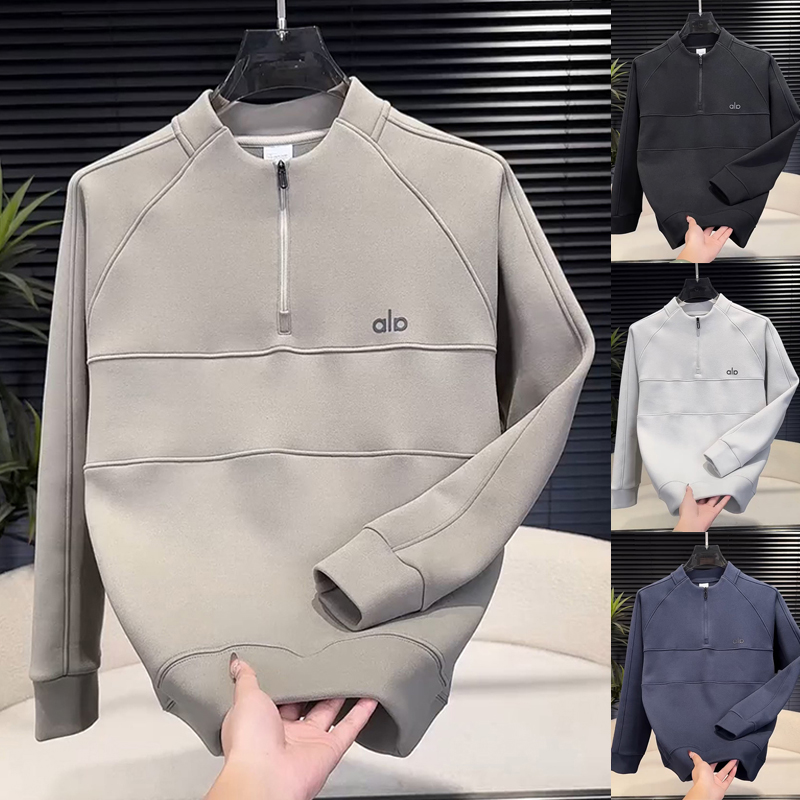 爆款设计感拼接潮流云朵绒卫衣