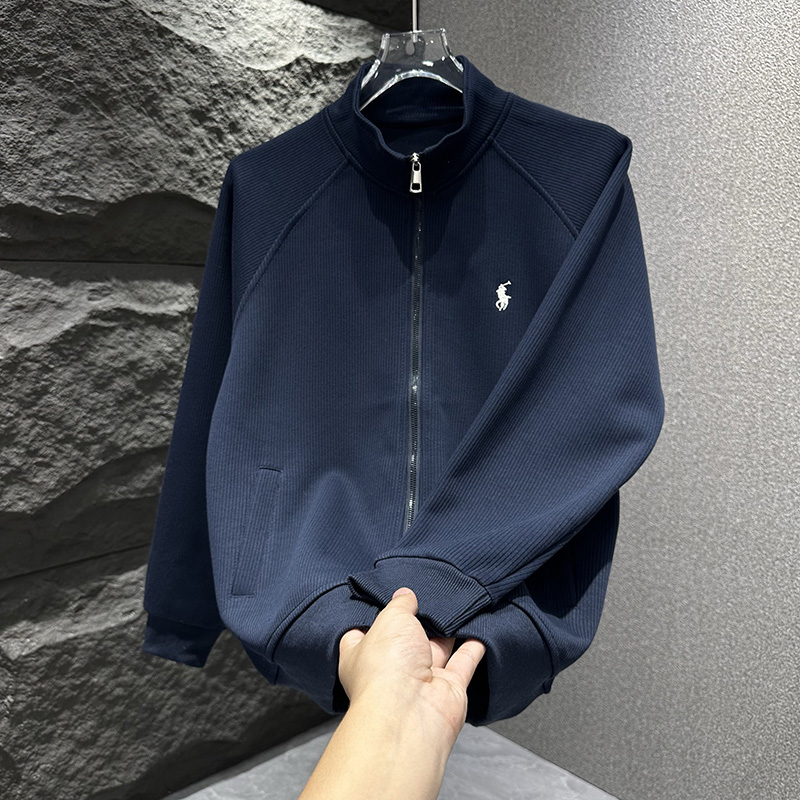 秋冬绣标个性潮流卫衣青年开衫