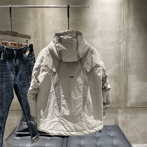 2025秋冬潮牌男士连帽棉服