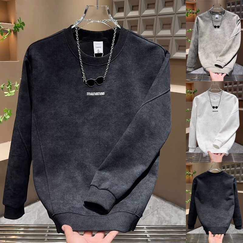 重磅复古扎染潮流气质百搭卫衣