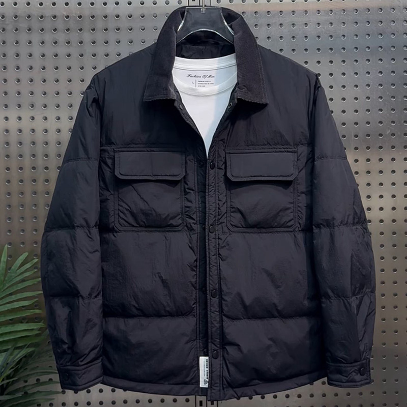潮牌美式休闲宽松男装羽绒服