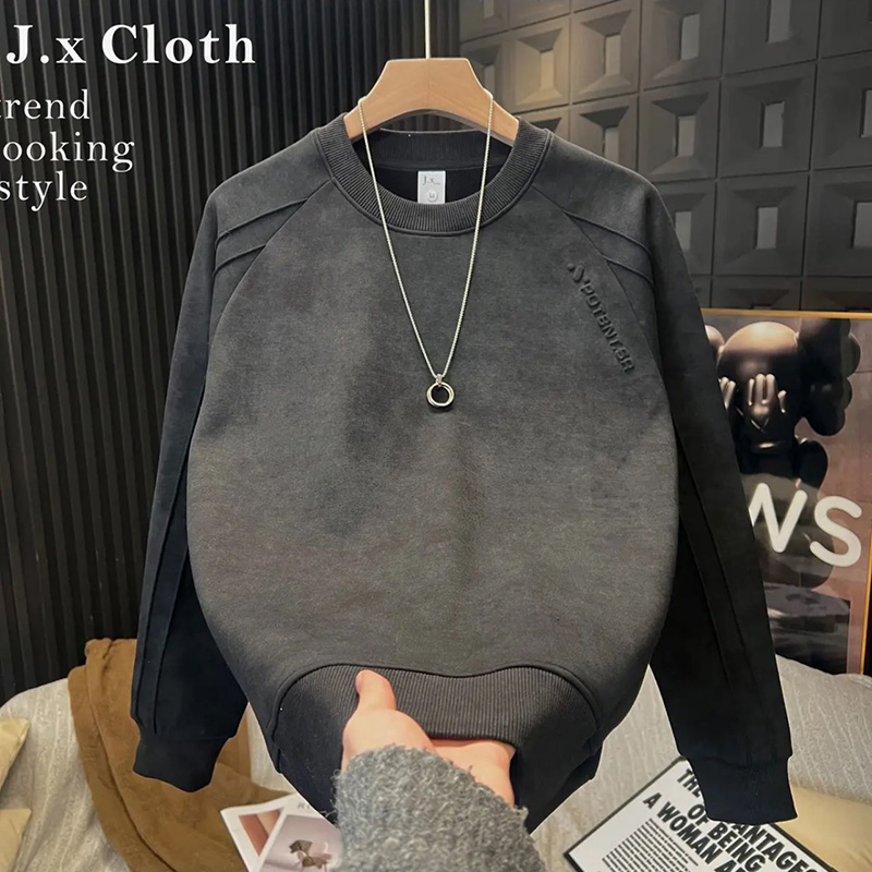 韩版新款ins长袖卫衣重磅男士