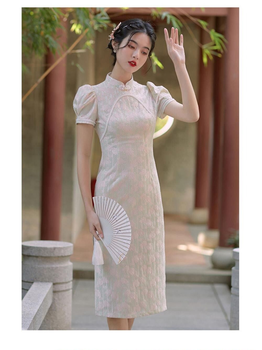 一览丨hynh旗袍礼服民国年轻日常改良连衣裙2024新中式气质优雅风