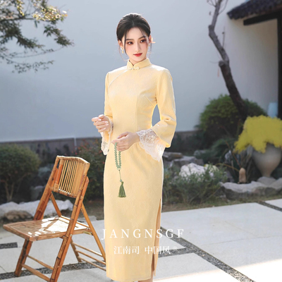 江南司造旗袍少女黄款