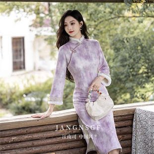 江南司造丨旗袍女新中式冬装加厚2025新款日常可穿年轻款民国风冬