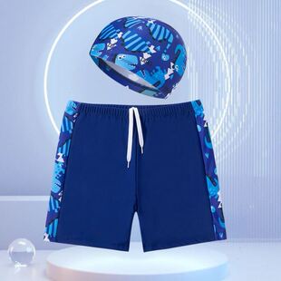 泳裤儿童男孩游泳裤小中大童泳衣宝宝防水运动游泳裤儿童3到18岁