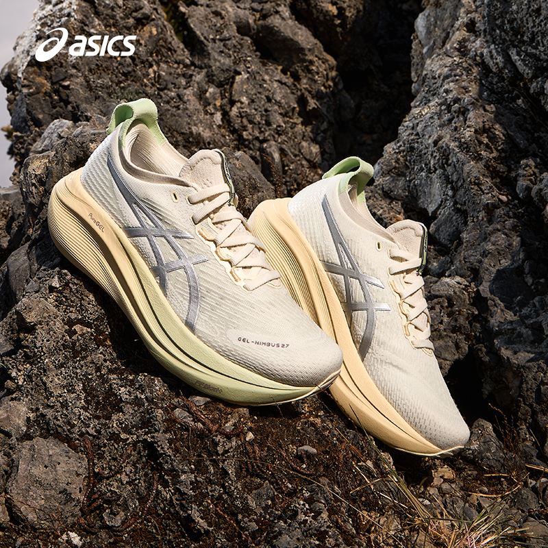 亚瑟士女子缓震耐磨透气跑步鞋