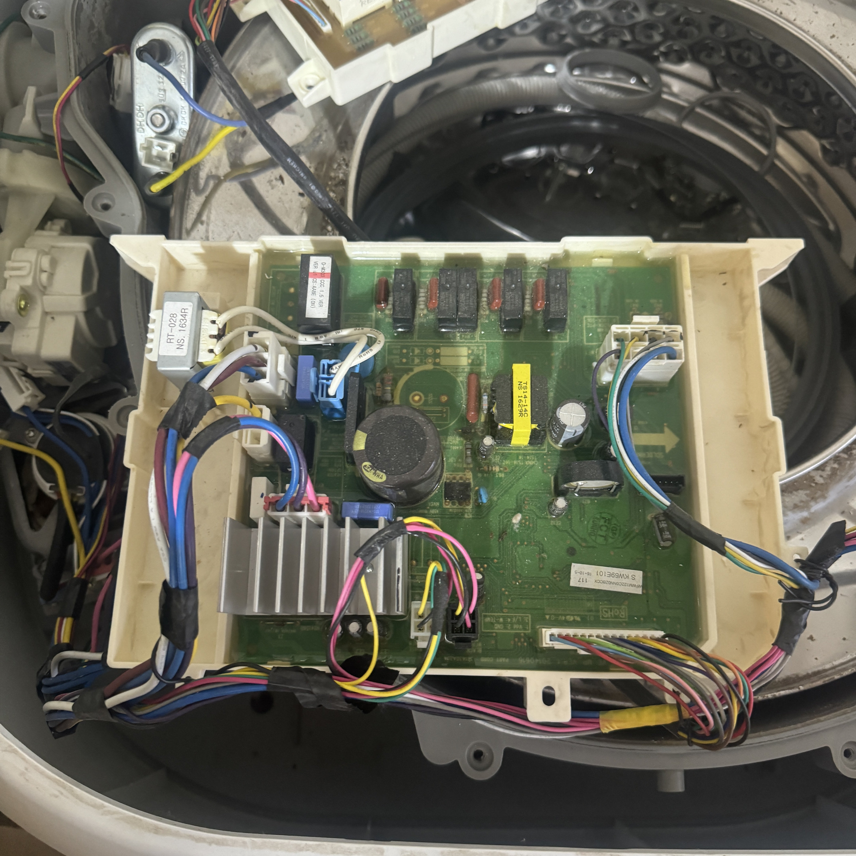 韩国大宇壁挂洗衣机ODW30-999G主板显示板加热管排水电机洗涤电机