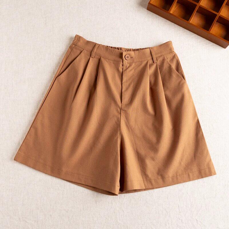 品牌折扣正品女装断码清仓特价不能退换棉麻短裤女夏季新款百