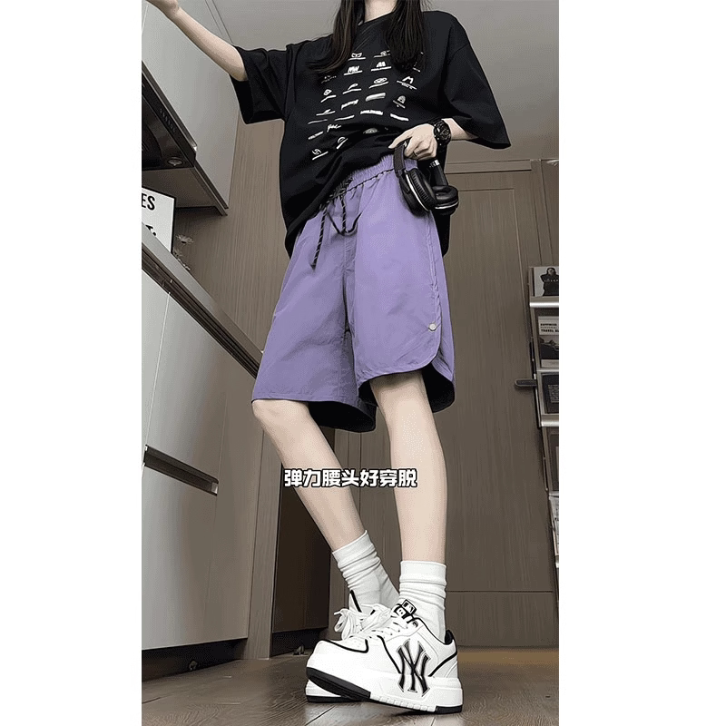 品牌折扣正品女装断码清仓特价不能退换多巴胺运动短裤女
