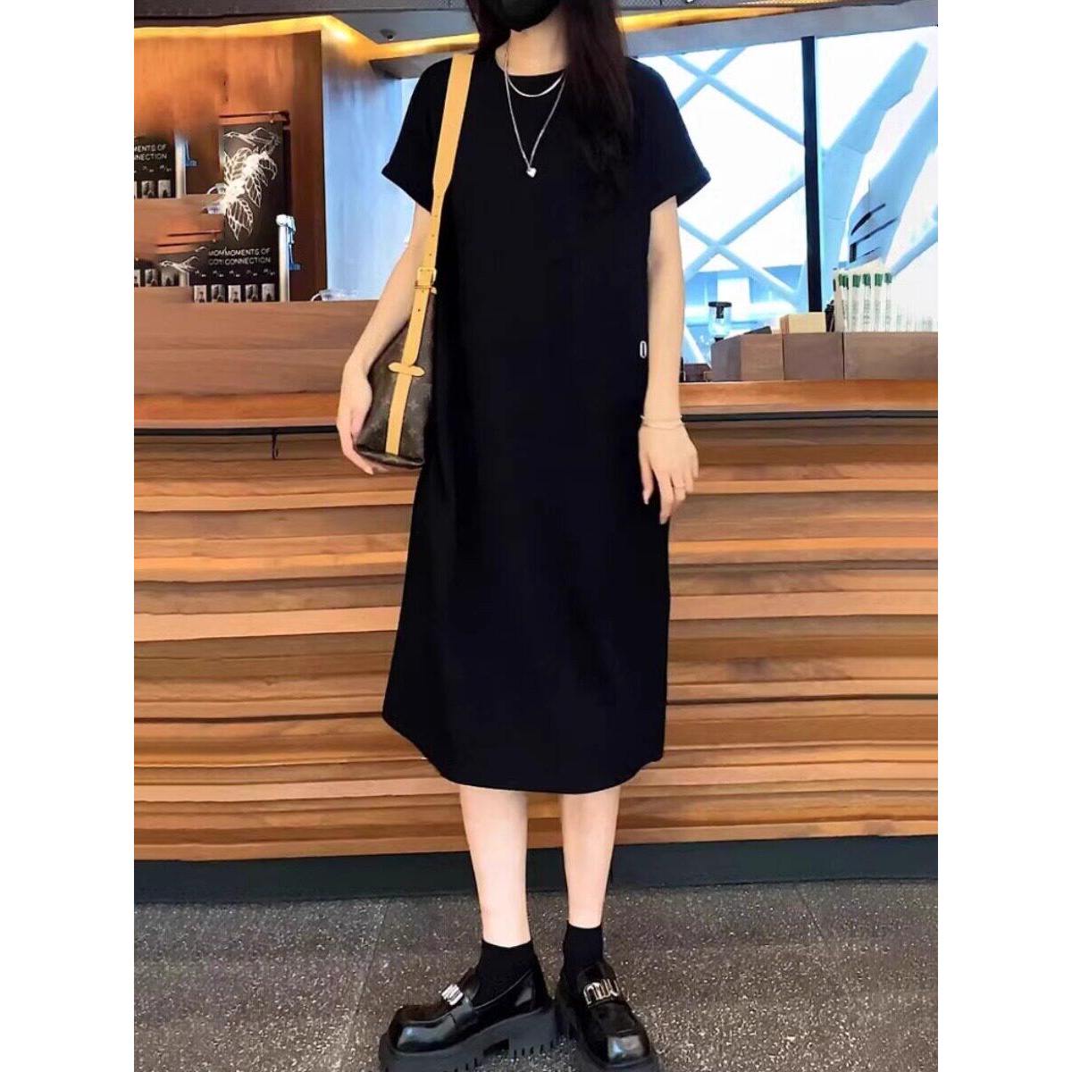 品牌折扣正品女装断码清仓特价不能退换韩系气质休闲中长款T恤