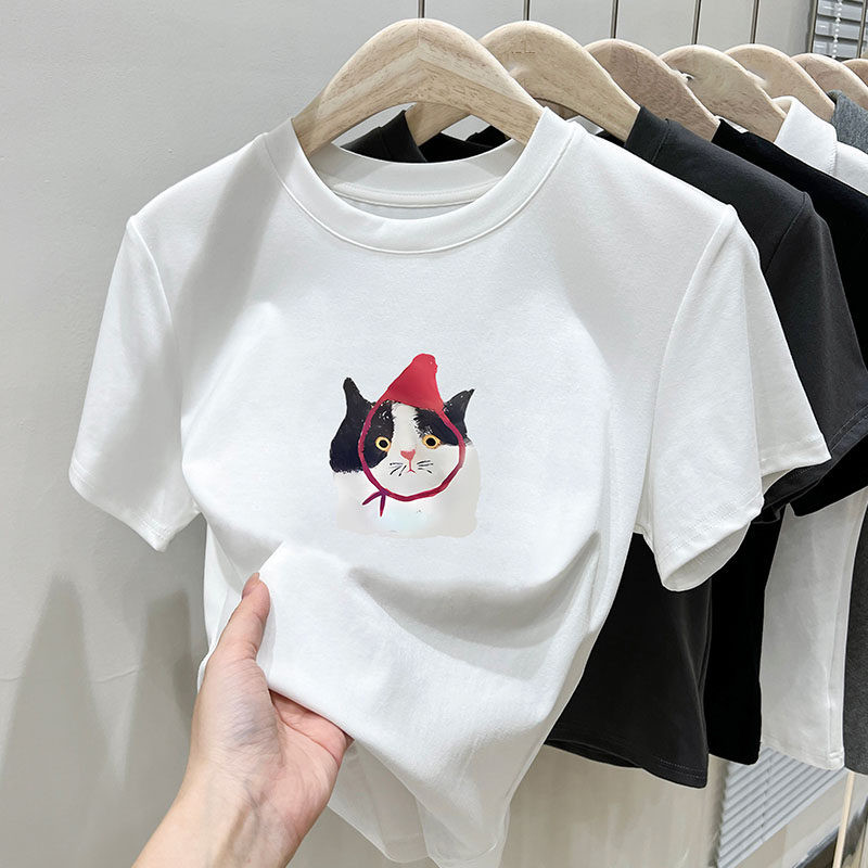 品牌正品女装衣服断码特价清仓 不接受退换-灰色蝴蝶结短袖t恤女