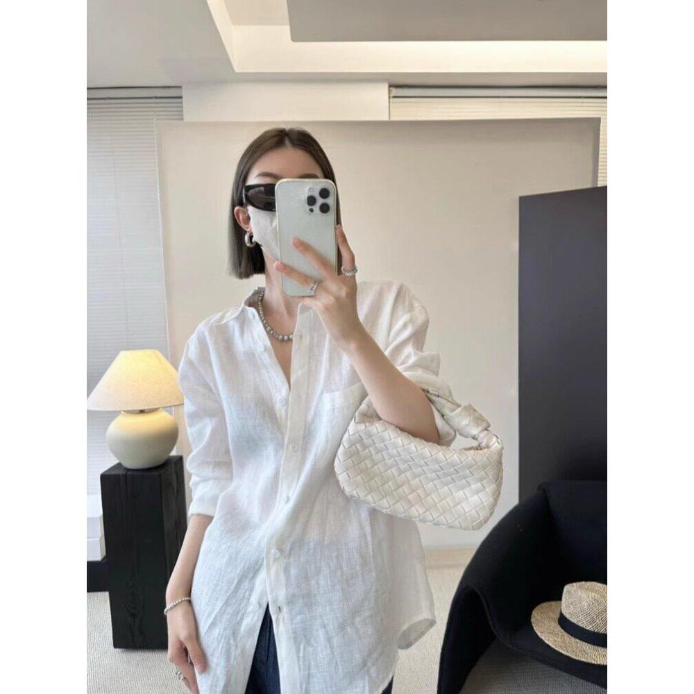 品牌折扣正品女装断码清仓特价不能退换白色天丝防晒衬衫薄外套女