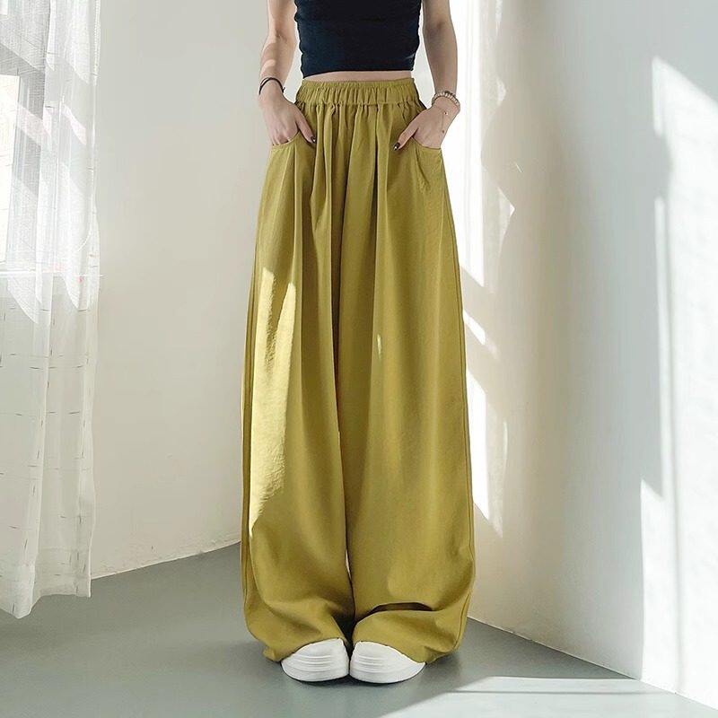 品牌正品女装衣服断码特价清仓 不退换-黄色防晒山本裤女夏季薄款
