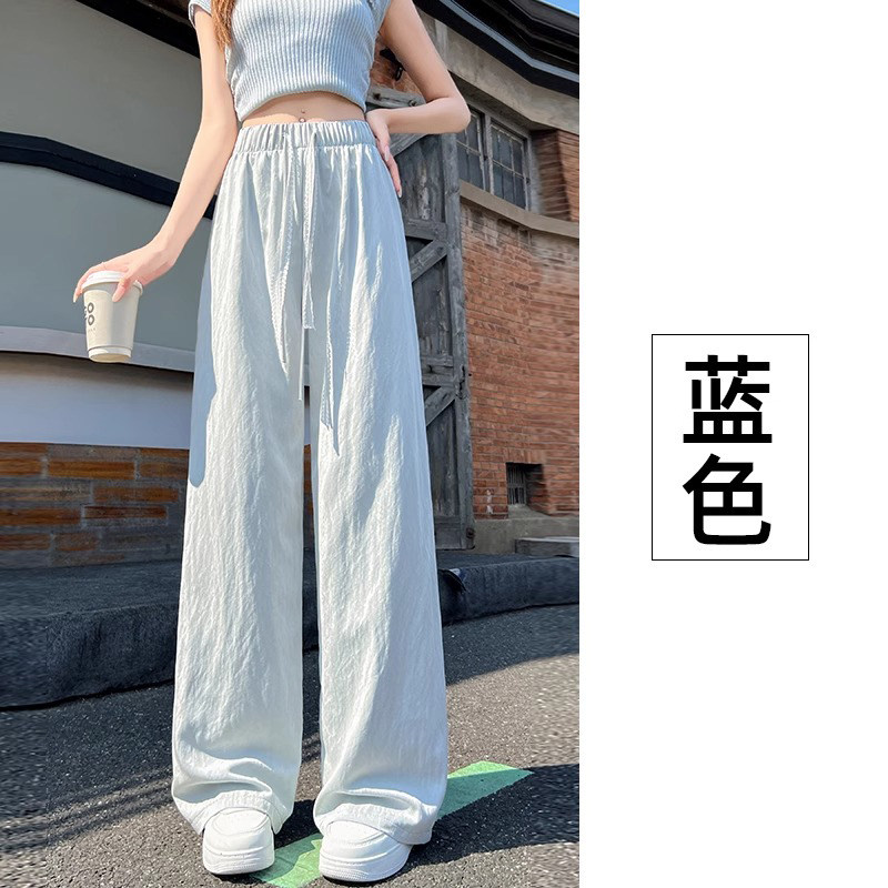 品牌正品女装衣服断码特价清仓 不退换-冰丝棉阔腿裤女夏季