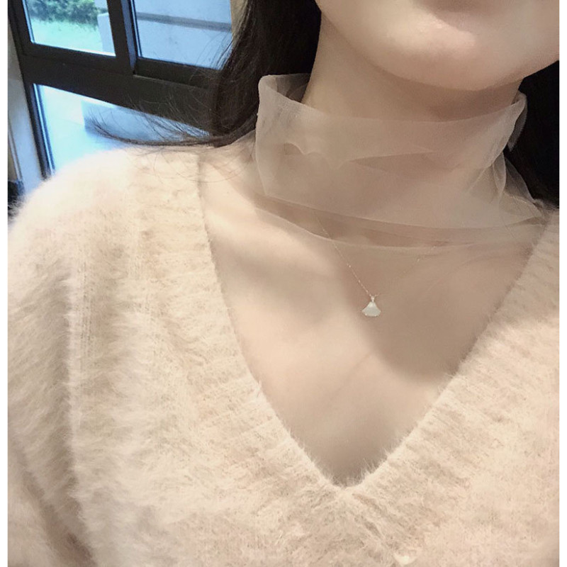 品牌折扣正品女装断码清仓特价不能退换蕾丝网纱打底衫女配毛衣秋