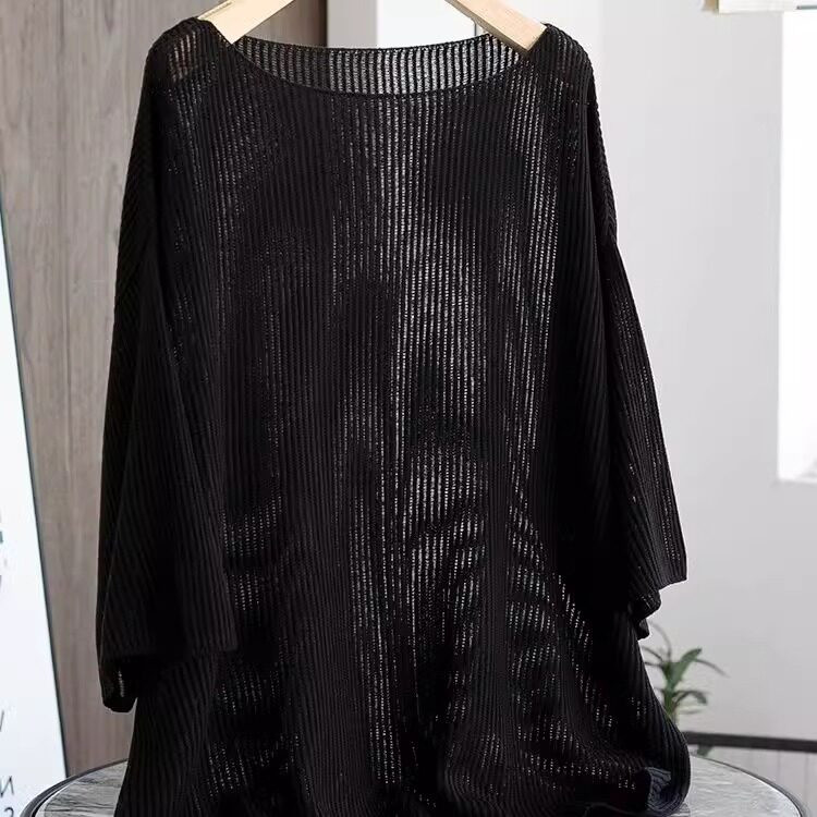 品牌折扣正品女装断码清仓特价不能退换大码镂空冰丝针织短袖T恤