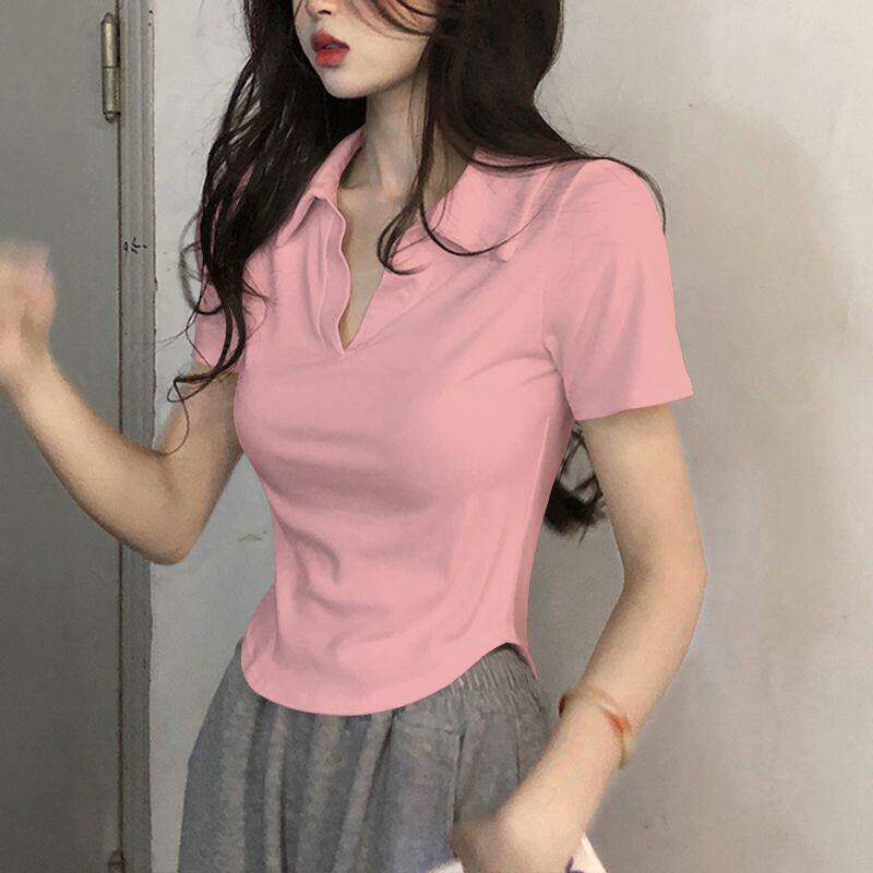 品牌折扣正品女装断码清仓特价不能退换POLO衫短袖T恤女夏季