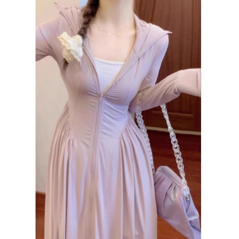 品牌折扣正品女装断码清仓特价不能退换冰丝防晒衣女长款全身防晒