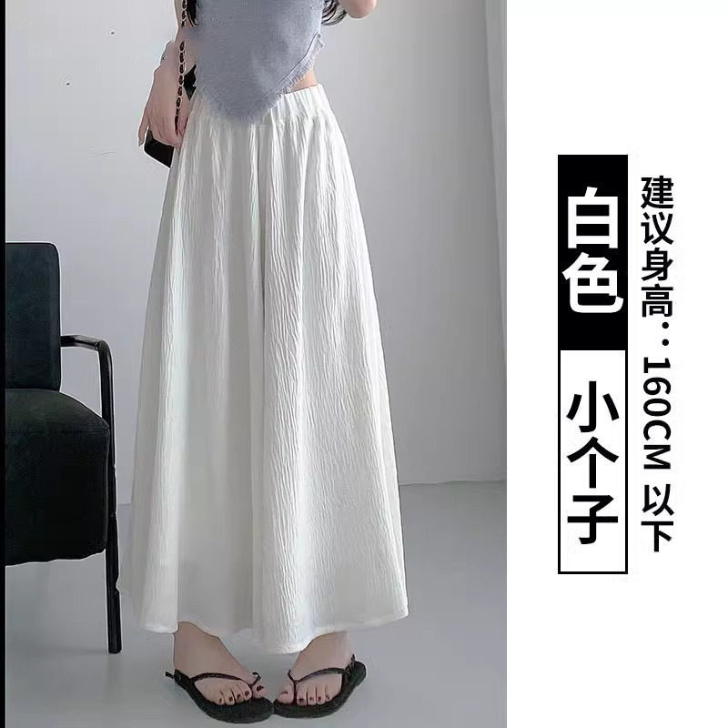 品牌折扣正品女装断码清仓特价不能退换白色棉麻半身裙裤女夏季新