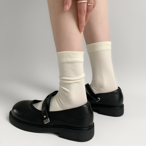 夜间教习室无骨日系JK中筒袜女