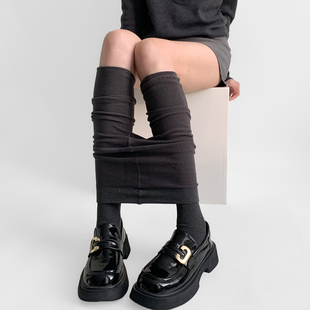 夜间教习室深灰色连裤袜秋冬加绒保暖外穿平纹打底裤冬季压力显瘦
