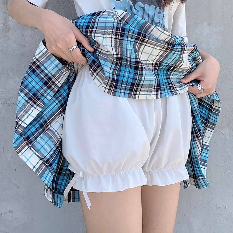 【鹦鹉梨推荐】夜间教习室安全裤外穿防走光女薄款花苞南瓜裤,女士内衣/男士内衣/家居服,女安全裤,淘宝优惠券,粉丝福利购,淘宝优惠卷