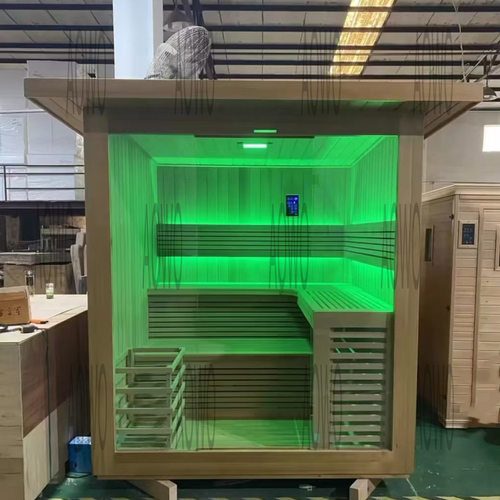 非标定 制户外使用加拿大进口铁杉木桑拿方远红外线火桑拿炉发热