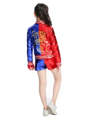 现货suicide奎茵cosplay服装儿童款自杀小队squad小丑女哈莉