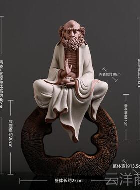 正品艺相随陶瓷观音达摩佛像摆件工艺式客厅禅家居会意所软品装中