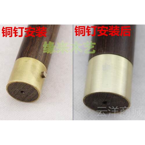 正品红健木短棍鸡翅木子防身棍杆身太极鞭瑜伽木棍棍车载武器武术