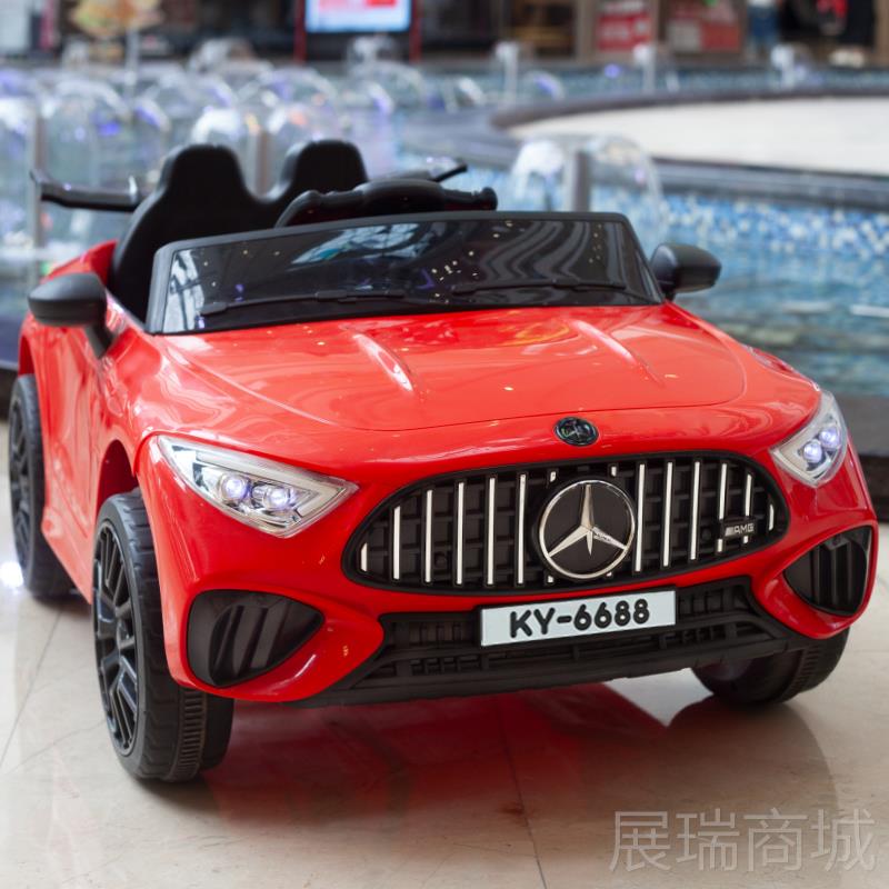 高档童车宝宝遥控汽车可坐小孩四轮电玩具动男女礼物四儿驱充电电