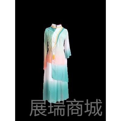 高档醉春风典舞蹈服女扇子演出古服中国舞童表演儿飘逸中国风秧成