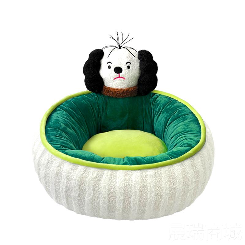 高档UL呆毛家族大半冬容量猫窝季保暖通用封闭式宠物垫子沙发猫狗