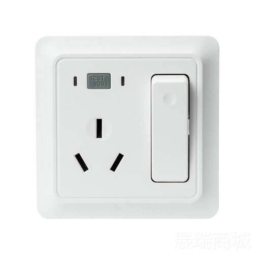 高档法纳6通1漏电保护器A空气开关挂式空调热水插器带漏保插座头