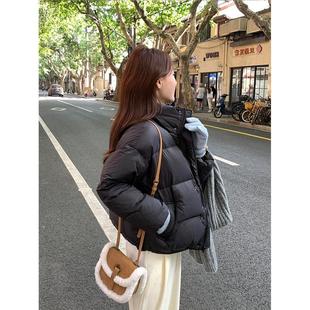 短款羽绒棉服女冬季2025年新款奶呼呼小个子轻便面包服加厚外套女