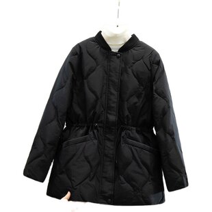 2024冬装新款韩版轻薄收腰羽绒棉服女中长款学生修身显瘦保暖外套