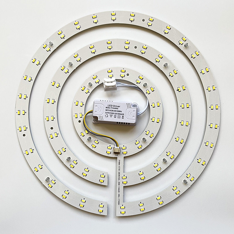 led吸顶灯灯芯灯板灯盘圆形替换灯芯卧室灯替换灯芯灯管改造灯板