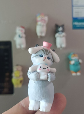 三丽鸥日系磁吸鲨鱼猫冰箱贴