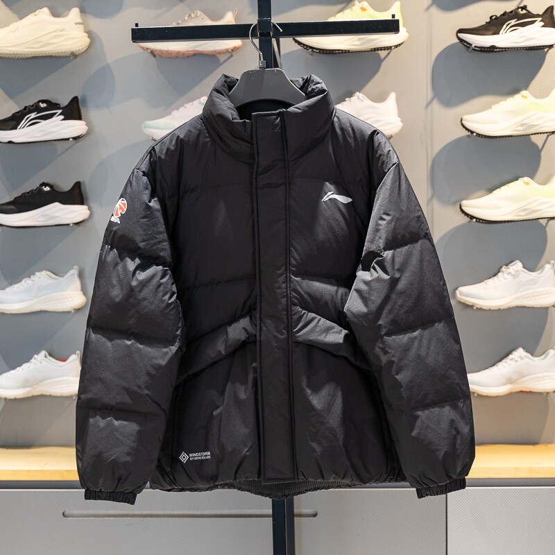 李宁立领男子保暖防风