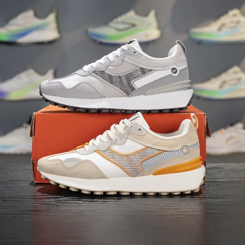 李宁防滑耐磨女子系带休闲鞋