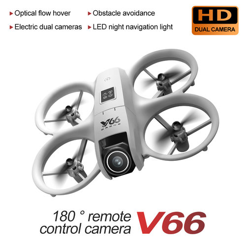 跨境V66无人机外贸航拍高清遥控飞机双摄像头定高航拍飞行器Drone