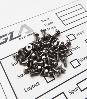 Hiro Seiko GLA V2 /GLR 钛螺丝 高精度机切 蚊车螺丝 【Mini速社