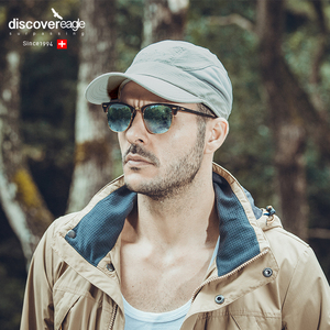 夏季薄款棒球帽男士透气速干网眼遮阳帽子夏天防晒户外露营鸭舌帽