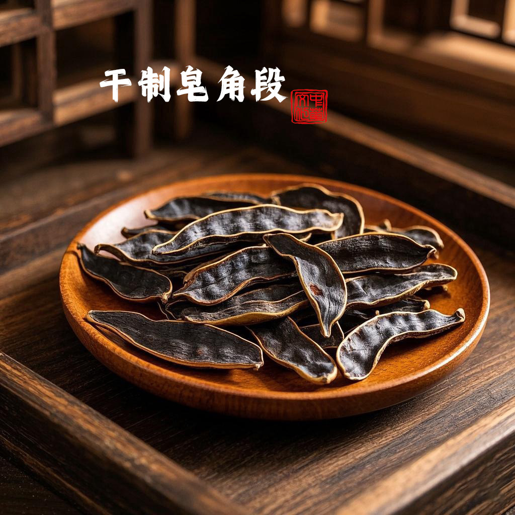 干制皂角自家代熬洗发原料洗发水