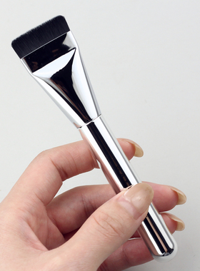 韩国wakemake同款平头粉底刷面膜刷扁头超薄一字型无暇裸肌遮瑕