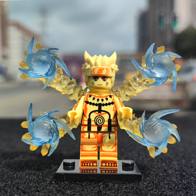 火影忍者九尾查克拉鸣人积木套装