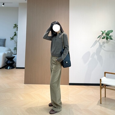 wei店～LP老钱风羊绒开衫