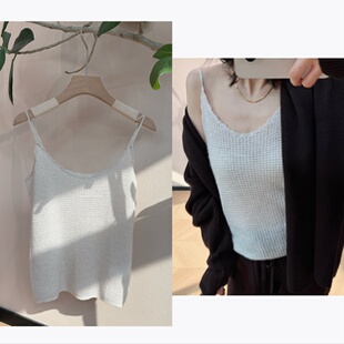 准现货~~好久没遇到这么喜欢的羊绒吊带背心 长期主义百搭单品