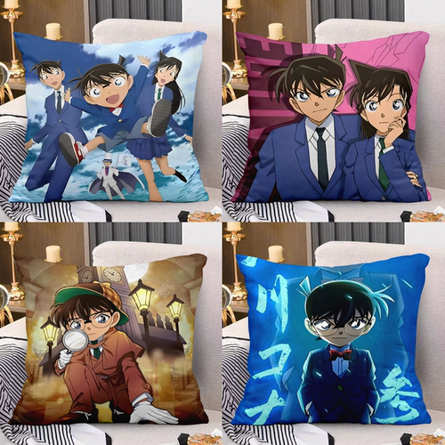 名侦探柯南周边抱枕动漫二次元卡通靠垫男生日礼物宿舍午睡枕头